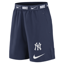 Short MLB New York Yankees Nike Primetime Logo woven Bleu marine