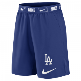 Short MLB Los Angeles Dodgers Nike Primetime Logo Woven Bleu