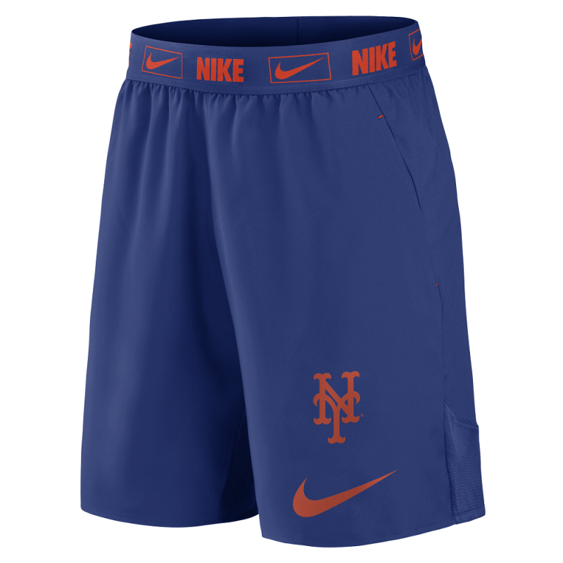 Short MLB New York Mets Nike Primetime Logo Woven Bleu