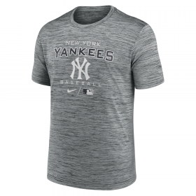 T-shirt MLB New York Yankees Nike Legend practice Velocity Grey para hombre