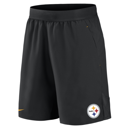 Short NFL Pittsburgh Steelers Nike Stretch Woven Negro para hombre