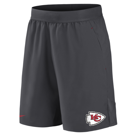 Short NFL Kansas City Chiefs Nike Stretch Woven Gris pour homme