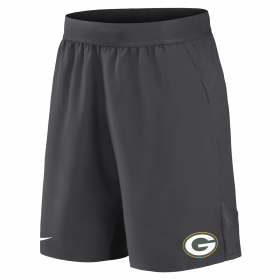 Short NFL Greenbay Packers Nike Stretch Woven Gris pour homme