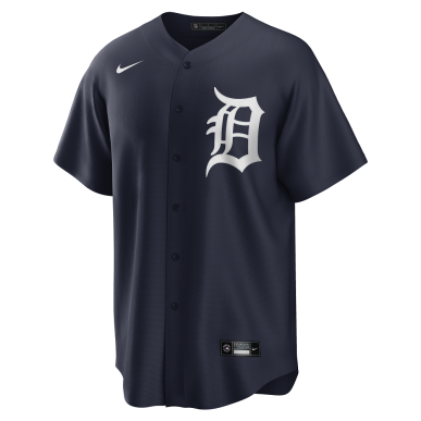 Men's Nike Replica Alternate MLB jersey Detroit Tigers Navy