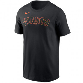 T-Shirt MLB San Francisco Giants Nike Wordmark Noir pour Homme