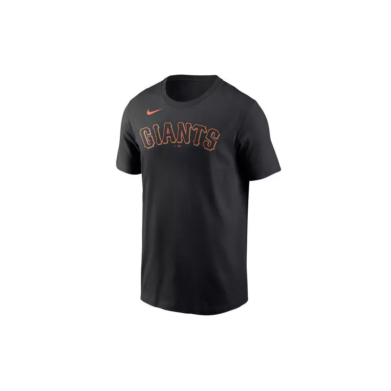 T-shirt MLB San Francisco Giants Nike Wordmark negro para hombre