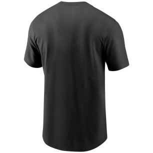 T-Shirt MLB Colorado Rockies Nike Wordmark Noir pour Homme