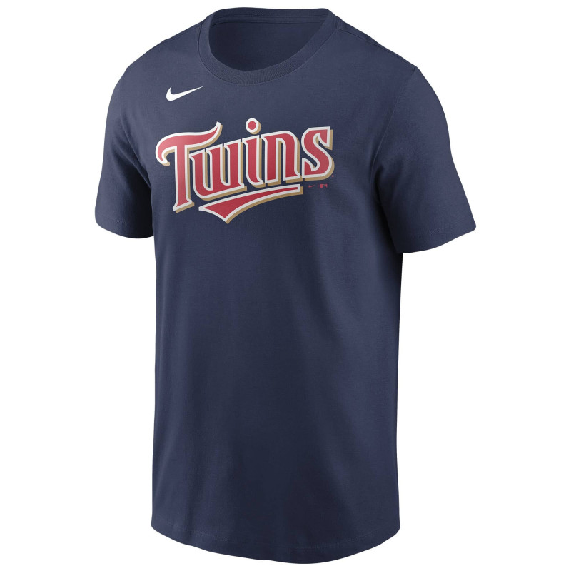Men's Nike Wordmark T-shirt MLB Minnesota Twins Navy