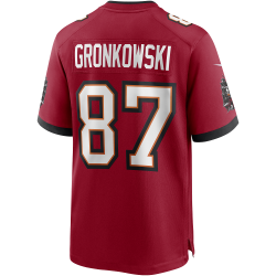 Maillot NFL Rob Gronkowski Tampa Bay Buccaneers Nike Game Team colour Rouge