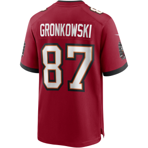 Nike NFL Game Team colour jersey Rob Gronkowski Tampa Bay Buccaneers Red