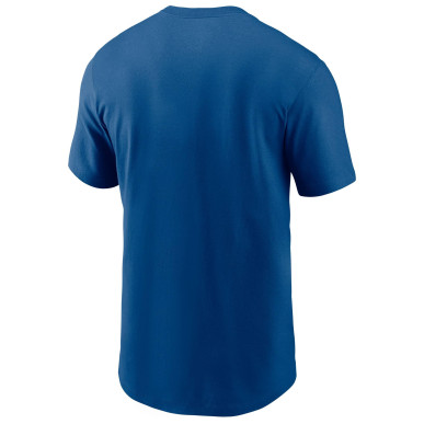 T-shirt NFL Indianapolis Colt Nike Logo Essential Bleu pour homme
