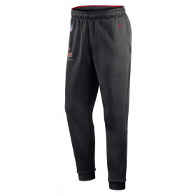 Pantalon NFL San Francisco 49ers Nike Therma Fleece Noir pour homme