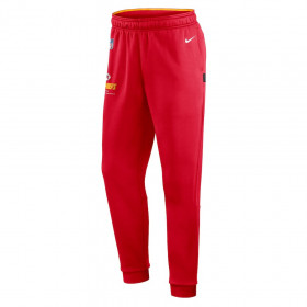 Pantalone NFL Kensas City Chiefs Nike Therma Fleece Rojo para hombre