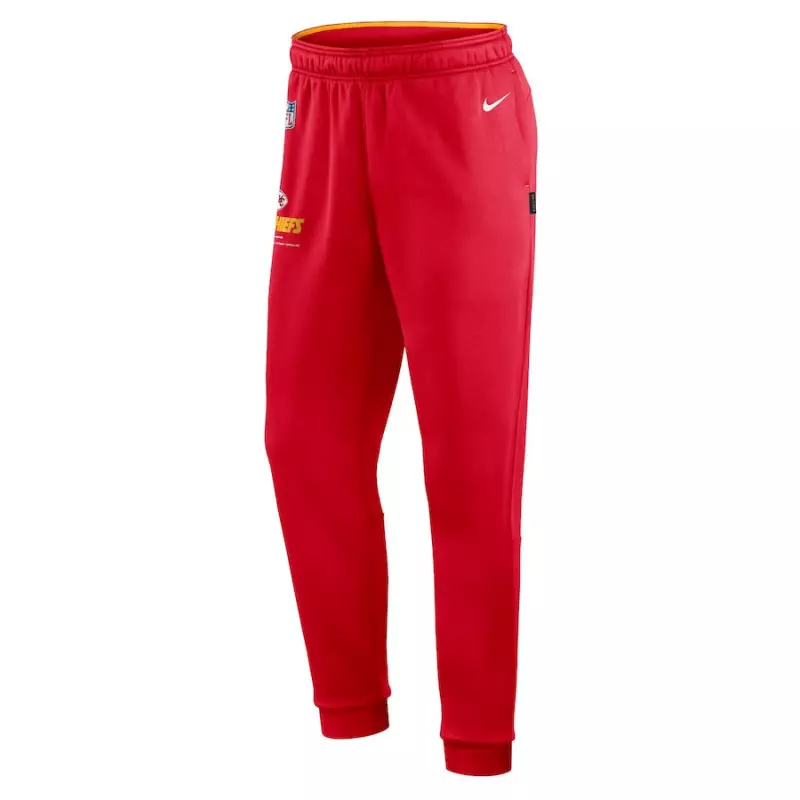 Pantalon NFL Kansas City Chiefs Nike Therma Fleece Rouge pour homme