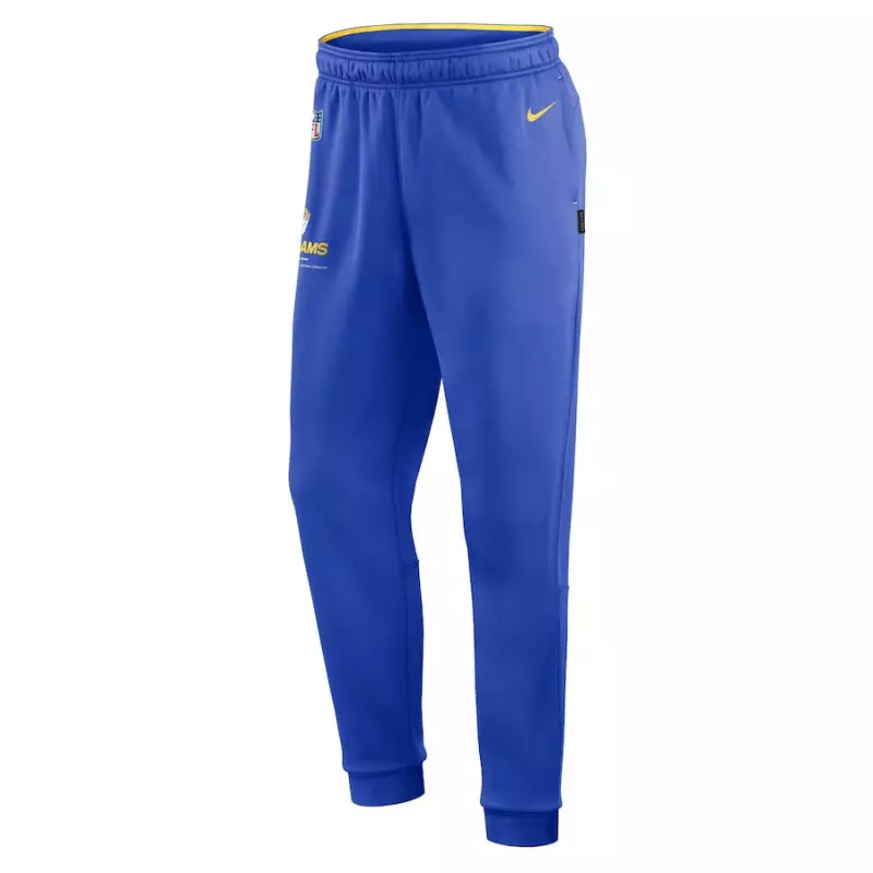 Pantalone NFL Los Angeles Rams Nike Therma Fleece Azul para hombre