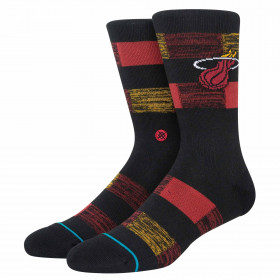 Chaussettes NBA Miami Heat Stance Cryptic Noir