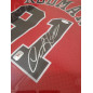 Maillot NBA Dennis Rodman Chicago Bulls signé et authentifié Rouge Maillot NBA Dennis Rodman Chicago Bulls signé et authentifié Rouge