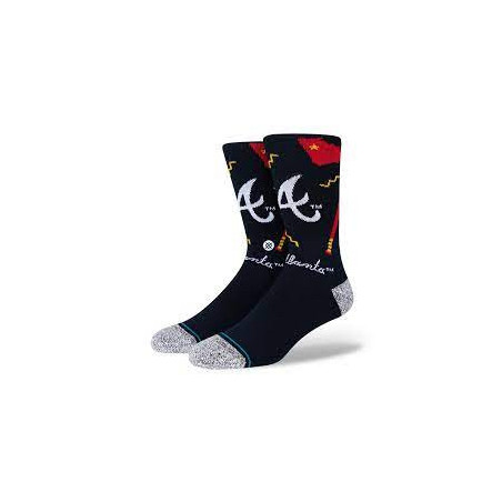 Stance Landmark MLB Sock Atlanta Braves Navy