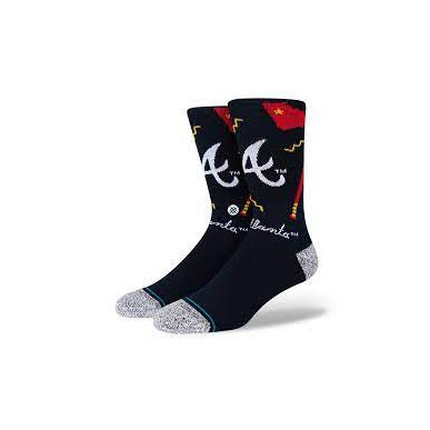 Chaussettes MLB Atlanta Braves Stance Landmark Bleu marine