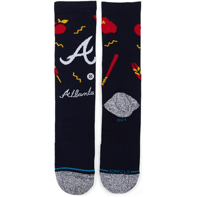 Stance Landmark MLB Sock Atlanta Braves Navy