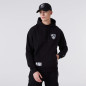 Sudadera NBA Brooklyn nets New Era Half logo negro para hombre