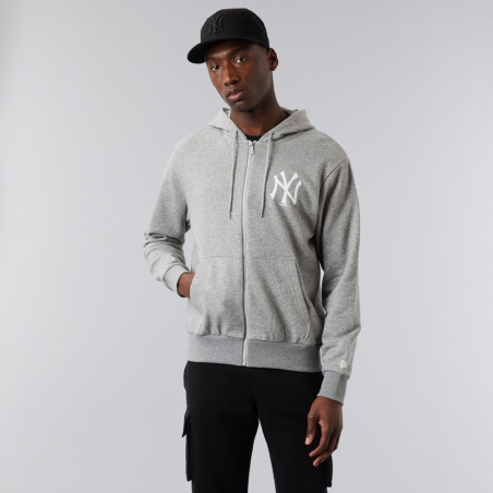Men's New Era Essential Hoodie Full zip MLB New York Yankees Black