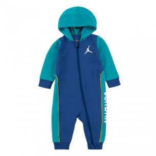 Jordan sudadera con capucha Azul y Verde con cremallera para Bebe