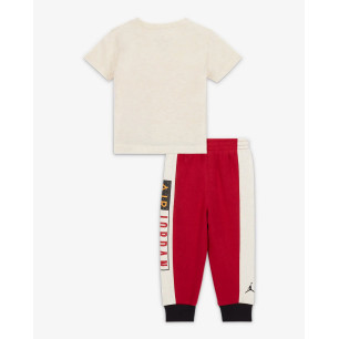 Ensemble T-shirt et pantalon Jordan paprika beige Pour Bébé