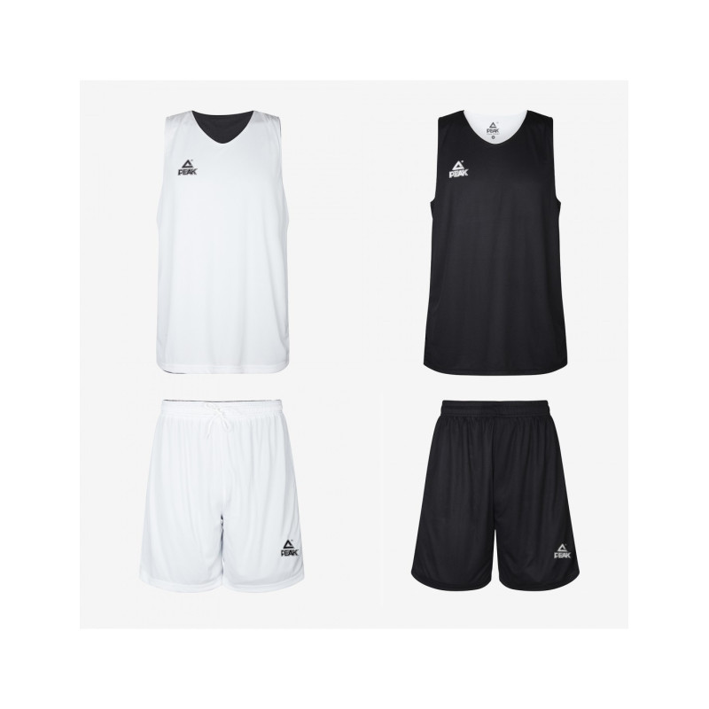 Camiseta Reversible Peak Negro Para nino