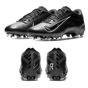 Men's Nike Vapor Edge Team Football Cleats Molded Black