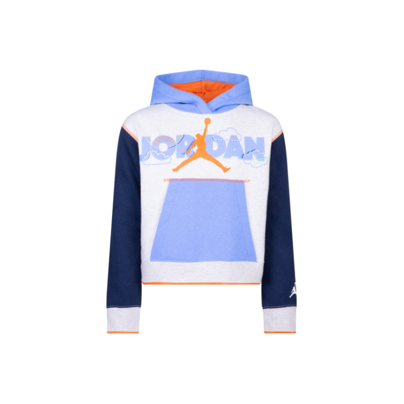 Girl's Jordan Backyard Fleece Hoody White