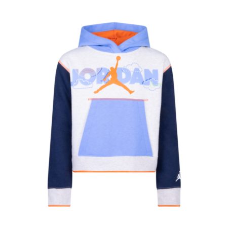 Sweat à capuche Jordan Backyard Fleece Blanc pour Fille