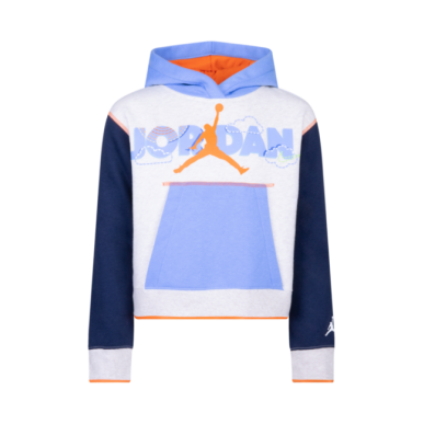 Sudadera Jordan Backyard Fleece Blanco para nina