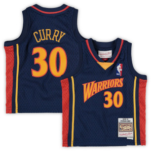 Baby's Mitchell & Ness Hardwood Classic NBA Jersey Stephen Curry Golden State Warriors 2010