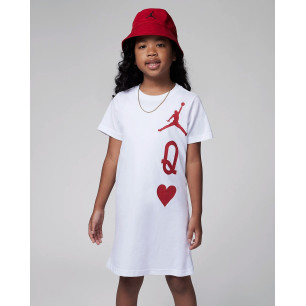 Girl's Jordan Mini me Dress white