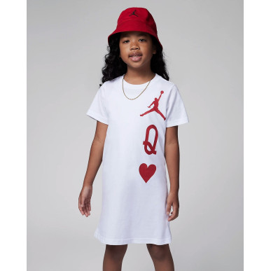 Robe Jordan Mini me Blanc pour fille