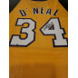 Maillot NBA Shaquille O'neal Los Angeles Lakers signé and authentifié Jaune Maillot NBA Shaquille O'neal Los Angeles Lakers signé and authentifié Jaune
