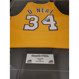 Maillot NBA Shaquille O'neal Los Angeles Lakers signé and