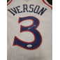 Maillot NBA Allen Iverson Philadelphia 76ers signé and authentifié Blanc Maillot NBA Allen Iverson Philadelphia 76ers signé and authentifié Blanc