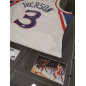 Maillot NBA Allen Iverson Philadelphia 76ers signé and authentifié Blanc Maillot NBA Allen Iverson Philadelphia 76ers signé and authentifié Blanc