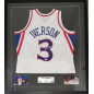 Maillot NBA Allen Iverson Philadelphia 76ers signé and authentifié Blanc Maillot NBA Allen Iverson Philadelphia 76ers signé and authentifié Blanc