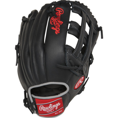 Youth's Rawlings SPL120AJBB 12" baseball glove Black