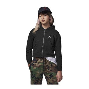 Girl's Jordan Essentials Boxy Full zip Hoody Black