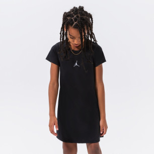 Vestido Jordan Essential Negro para nina