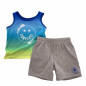 Camiseta sin mangas con short Converse Muscle Azul para nino