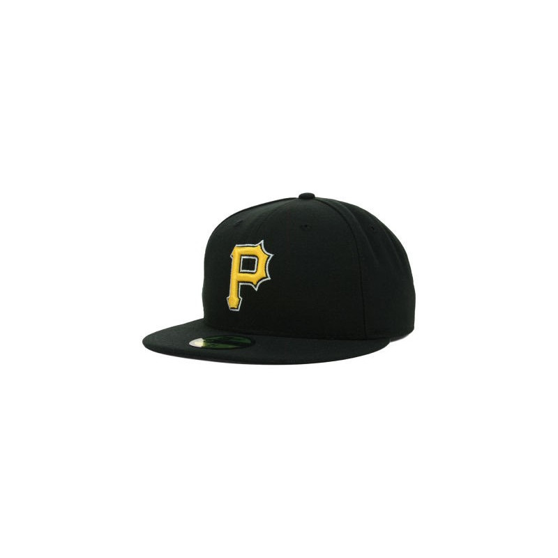 Gorra MLB Pittsburgh Pirates New Era oficial On-Field 59FIFTY negra