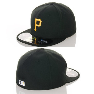 Gorra MLB Pittsburgh Pirates New Era oficial On-Field 59FIFTY negra