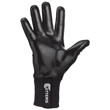 Gants de football américain Cutters winter Noir pour receveur