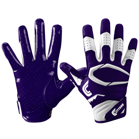 Cutters S451 REV pro 2.0 Football receiver gloves Purple