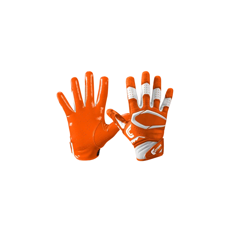 Gants de football américain Cutters S451 REV pro 2.0 Orange